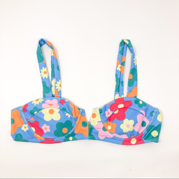 Floral Bikini | Flower Print Two Piece Swimsuit - Picture 3 of 13